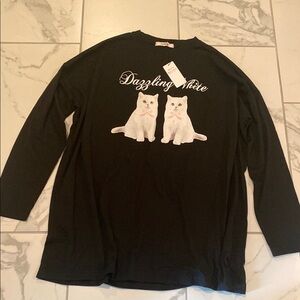 AnkRouge Oversized Black Long Sleeve